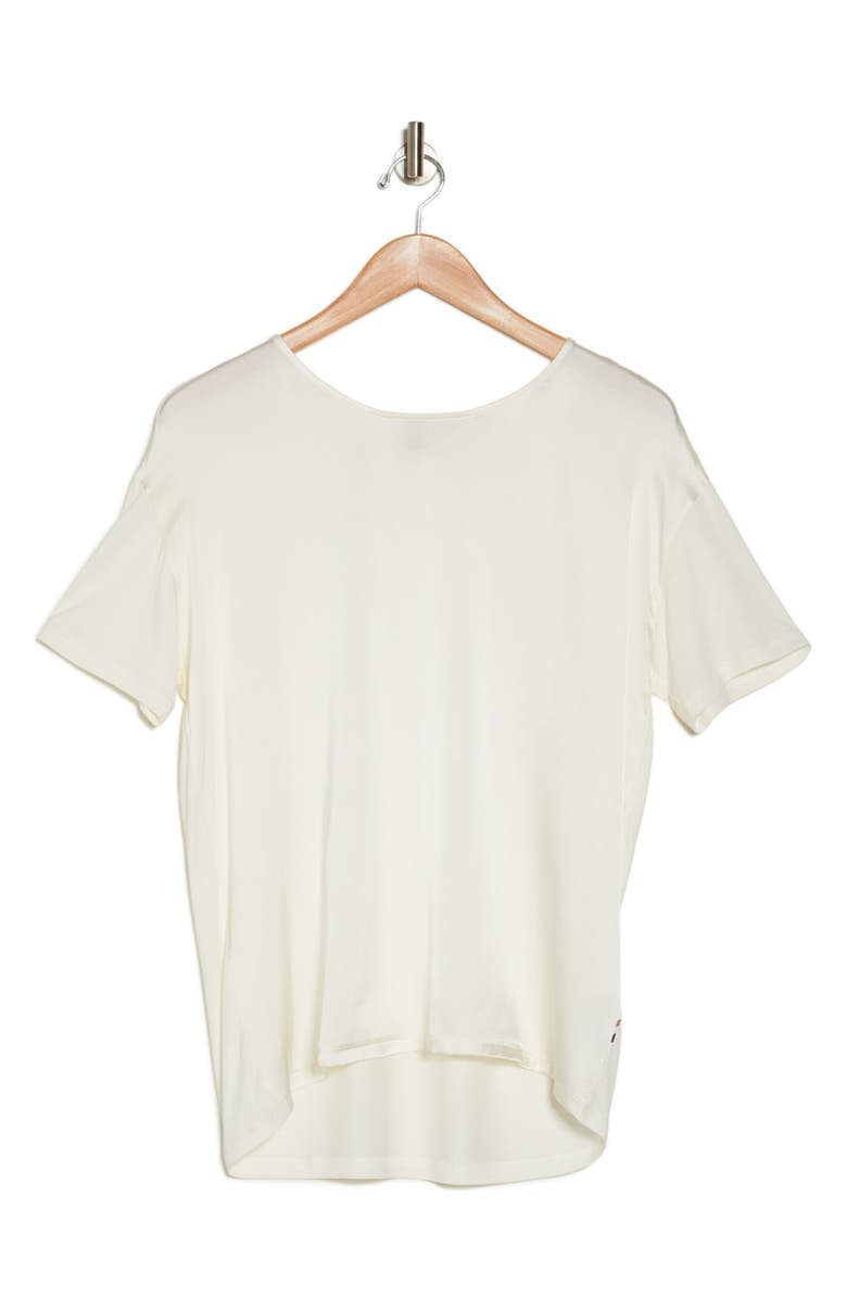 BOSS Esandy Short Sleeve Top, Alternate, color, Open Wht