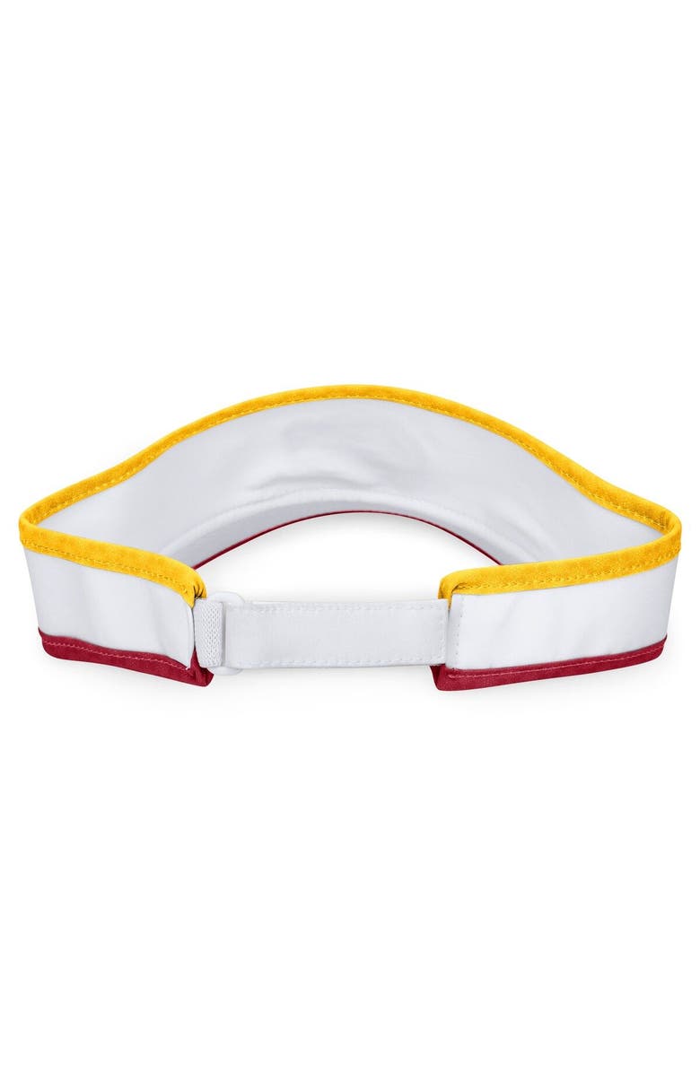 TOP OF THE WORLD Men's Top of the World White USC Trojans Daybreak Adjustable Visor, Alternate, color, White