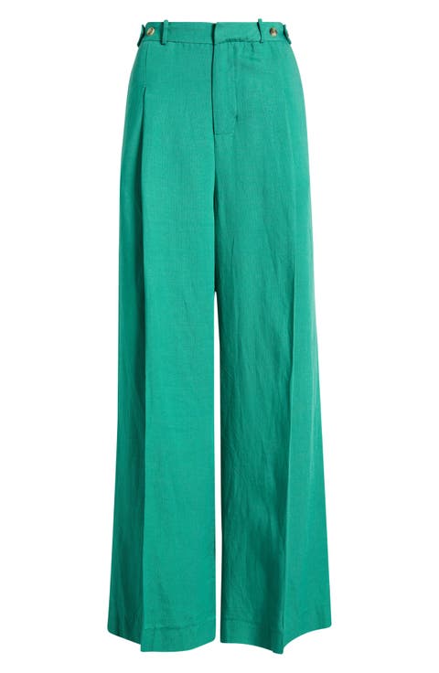 Palermo Pleated Wide Leg Pants