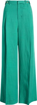 DELUC Palermo Pleated Wide Leg Pants