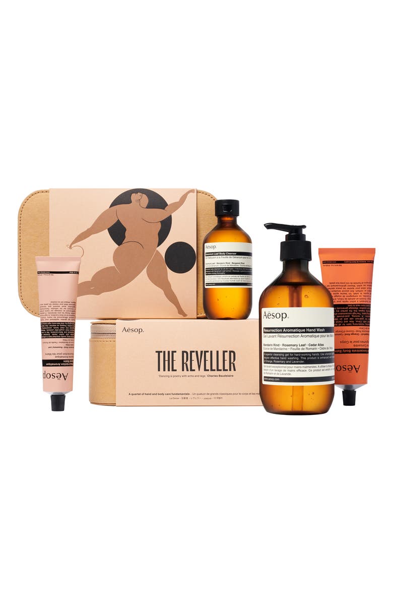 Aesop The Reveller Hand & Body Care Set, Main, color,
