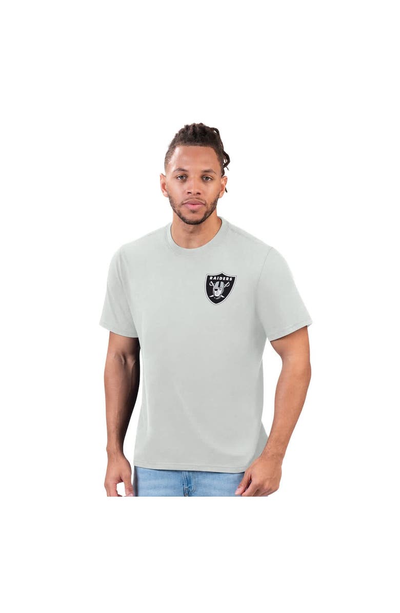 Margaritaville Men's Margaritaville Gray Las Vegas Raiders Flip Flop T-Shirt, Alternate, color, Gray