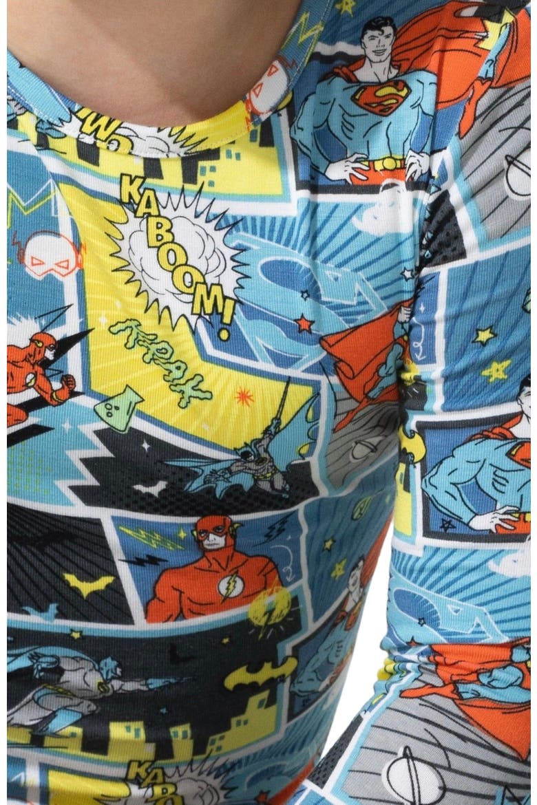 Kids' Justice League Hero Set of 2 Piece Pajamas, Alternate, color, Justice League Hero
