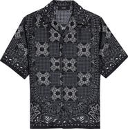 AMIRI MA Check Silk Camp Shirt