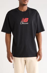 New Balance Hoops Classic Cotton Graphic T-Shirt