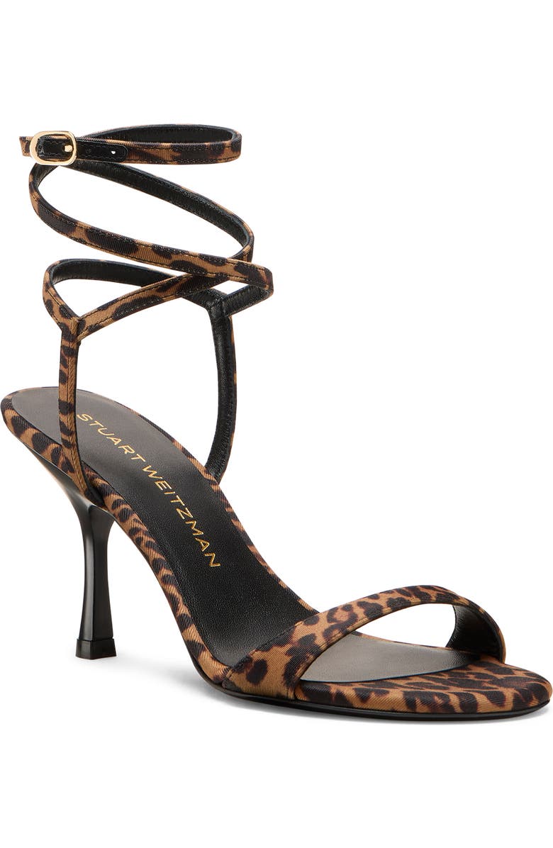 Stuart Weitzman Nudist Wrap 85 Sandal, Main, color, Classic