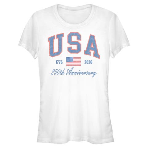 Juniors Lost Gods 250th Anniversary USA T Shirt