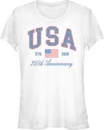 Lost Gods Juniors Lost Gods 250th Anniversary USA T Shirt