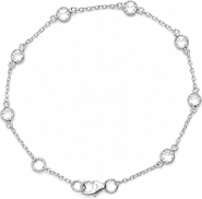 Zuvan April Birthstone Bracelet Crystal