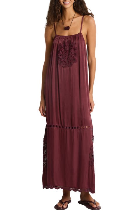 Tie Back Maxi Cover-Up Dress