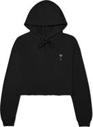 Dalix Martini Cropped Hoodie