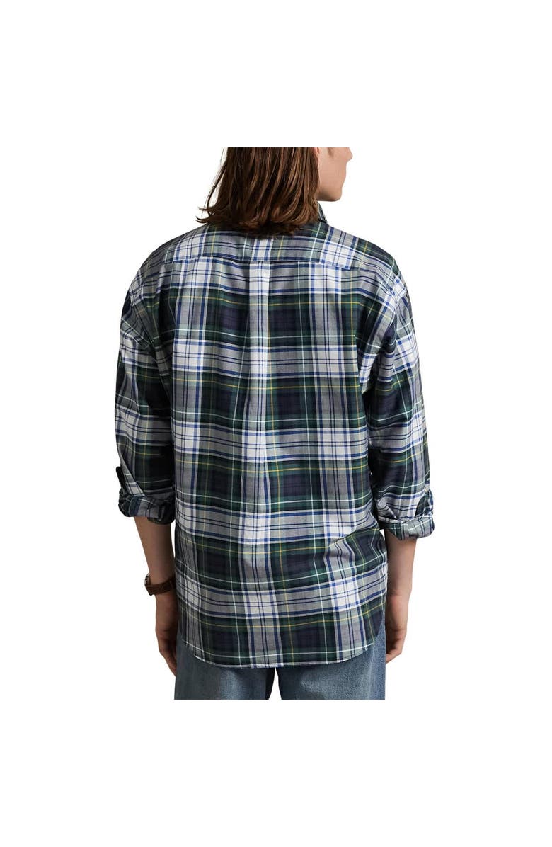 Polo Ralph Lauren Navy Yankees Flannel Oxford Shirt, Alternate, color, 