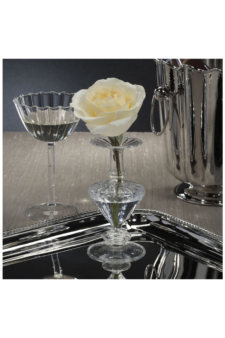 Pompidou Set of 2 Glass Vases, Alternate, color, CLEAR