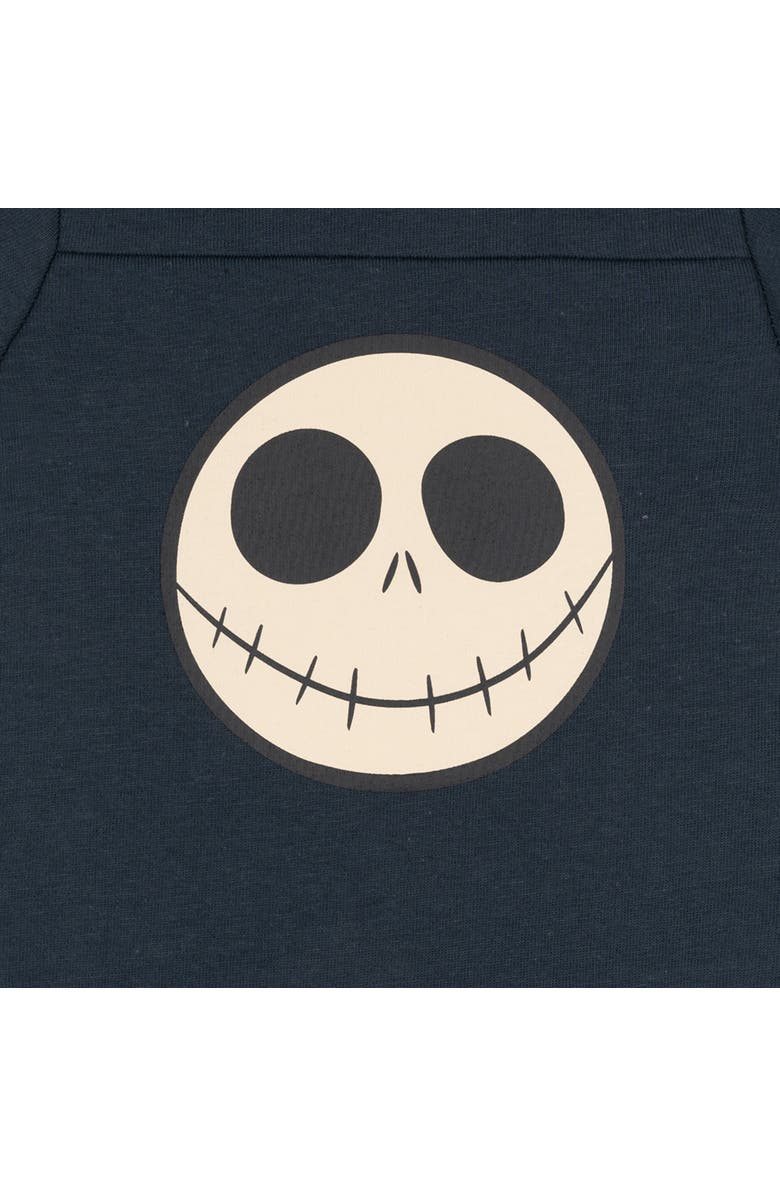 Disney Nightmare Before Christmas Athletic One Piece Romper, Alternate, color, Grey Jack Skellington