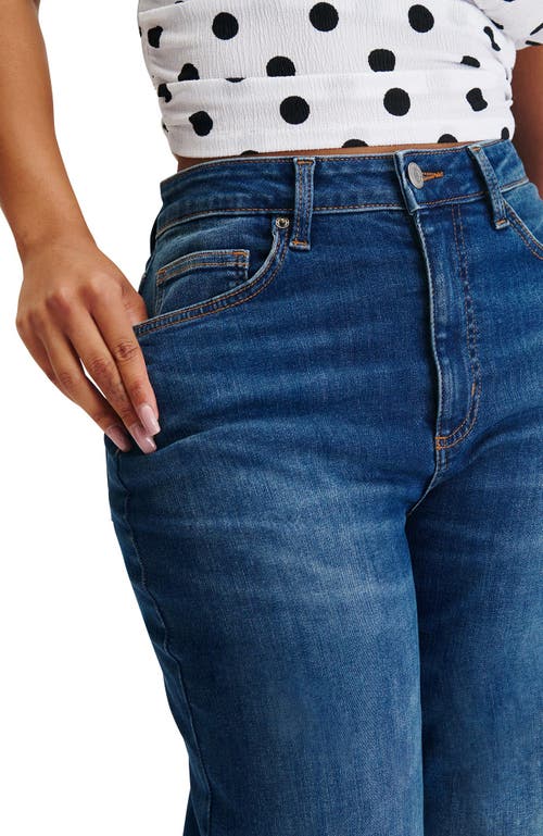 Cotton On Curvy Stretch Wide Jean In Blue