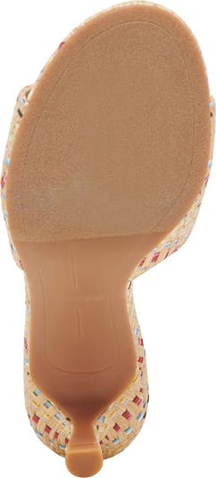 Benoit Raffia Slide Sandal