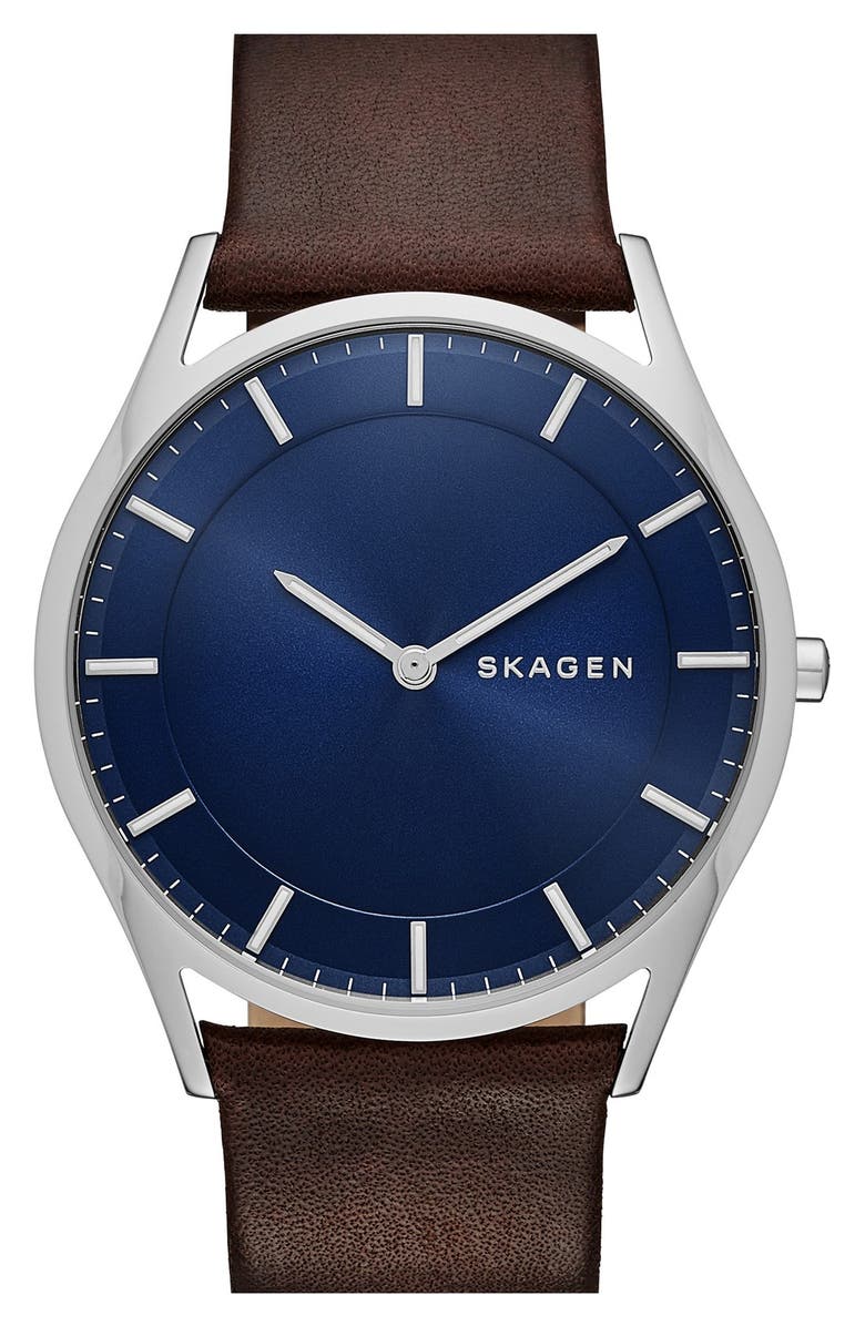 Skagen 'Holst' Round Watch, 40mm, Main, color, 