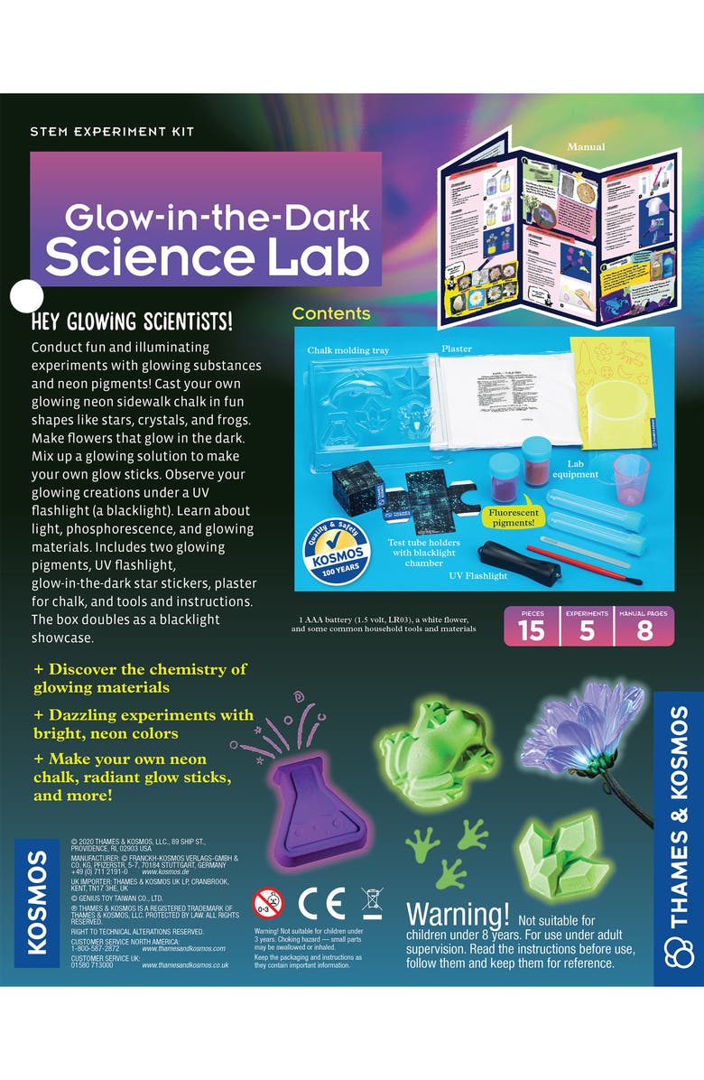 Thames & Kosmos Glow in the Dark Science Lab, Alternate, color, Miscellaneous