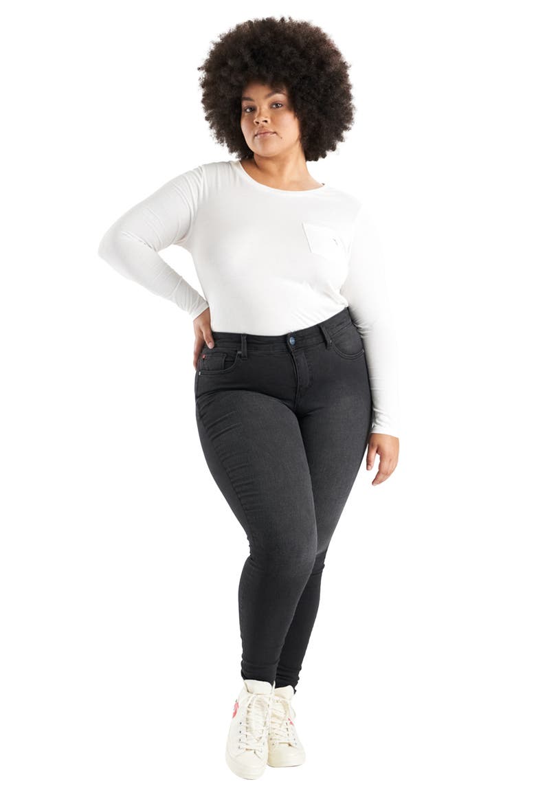 Crewneck Long Sleeve Pocket T-Shirt, Alternate, color, WHITE