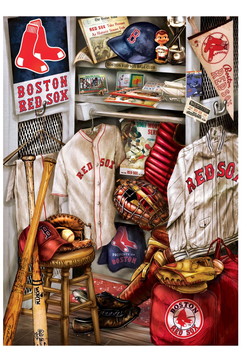 Boston Red Sox Locker Room 500pc Puzzle, Alternate, color, Multicolor