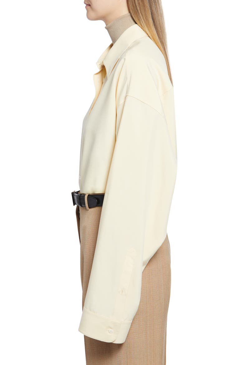Caroline Oversize Button-Up Shirt, Alternate, color, OYSTER