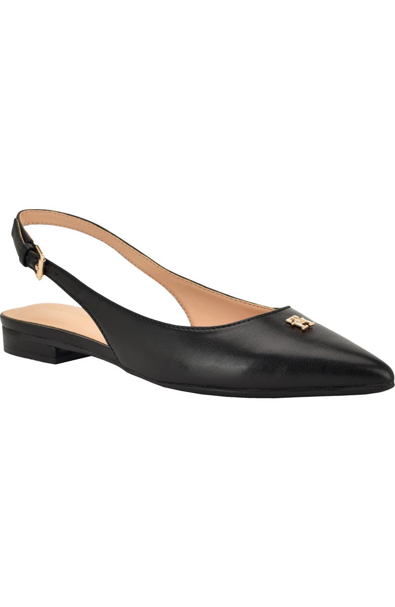 Tommy Hilfiger Velina Slingback Pointed Toe Flat, Main, color,