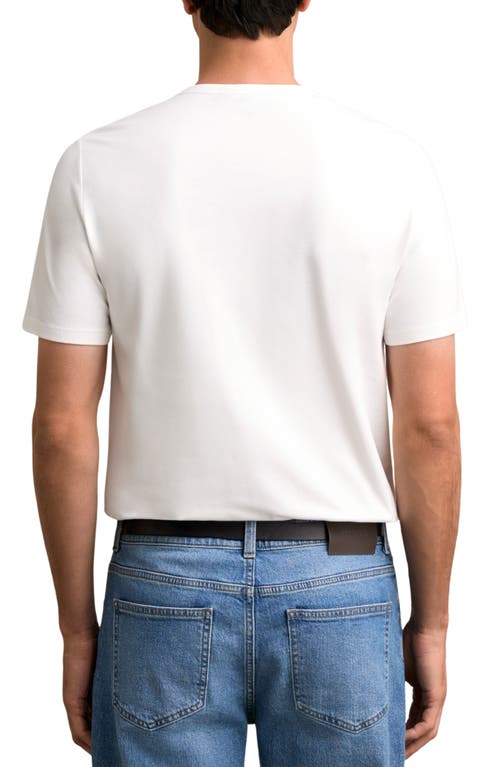 Reiss Joe Stretch Cotton T-shirt In White