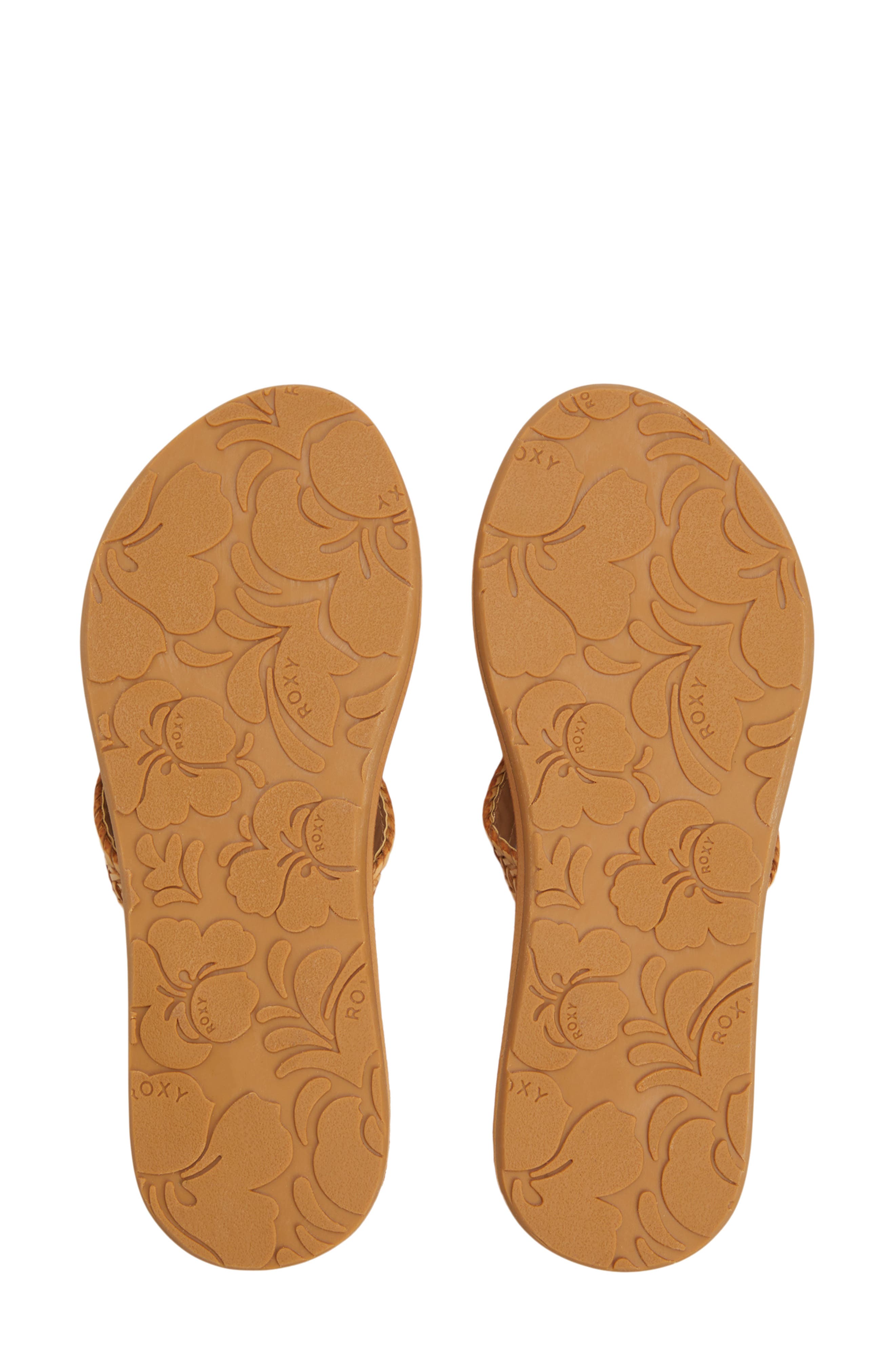 Roxy Lili III Flip Flop, Alternate, color, Tan