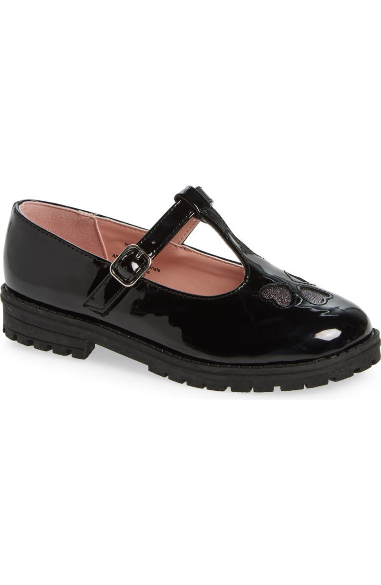 Nordstrom Kids' Lindie T-Strap Flat, Main, color,