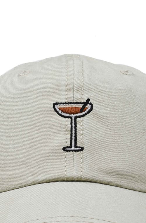 DALIX DALIX ESPRESSO MARTINI EMBROIDERED HAT 
