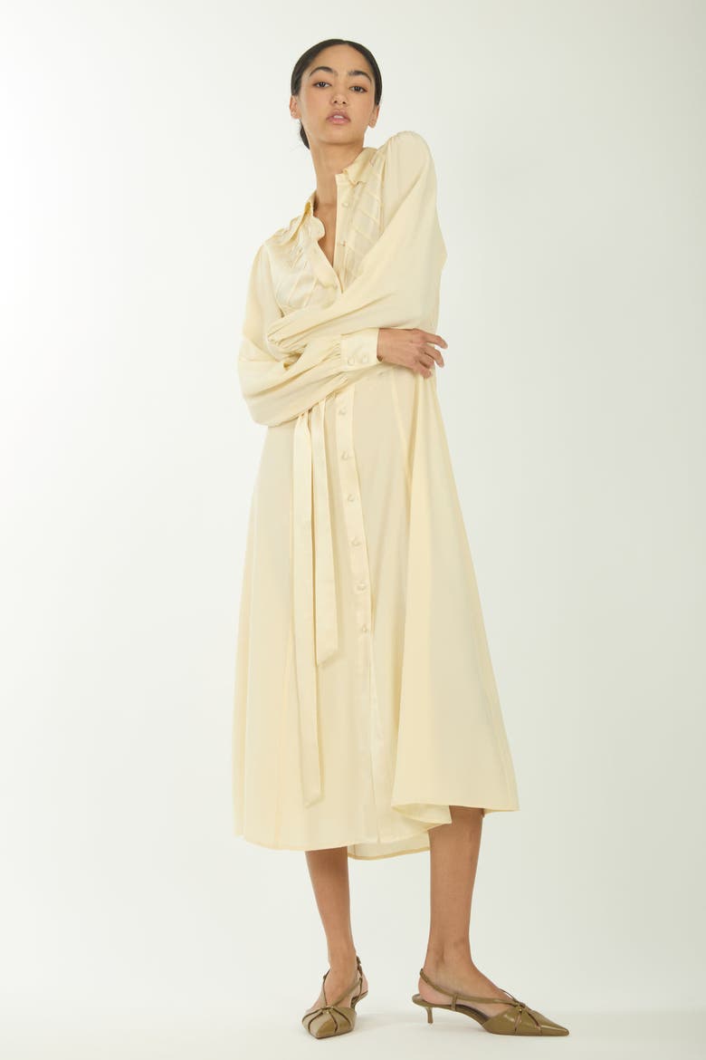 Nila Dress, Alternate, color, Vintage Crème