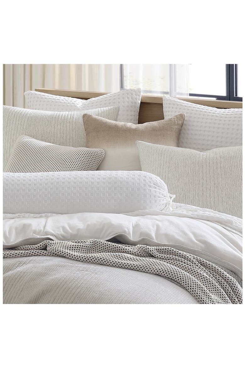 Dip Dye Linen Accent Pillow, Alternate, color, LINEN