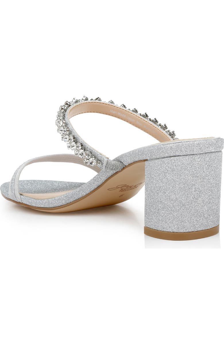 Jewel Badgley Mischka Crystal Embellished Heeled Sandal, Alternate, color,