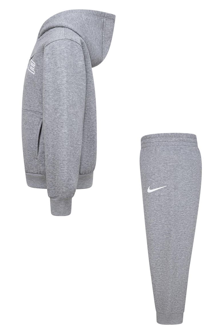 Kids' Fleece Pullover & Joggers Set, Alternate, color, 042DK GREY