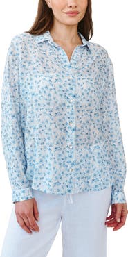 Bella Dahl Print Button-Up Shirt