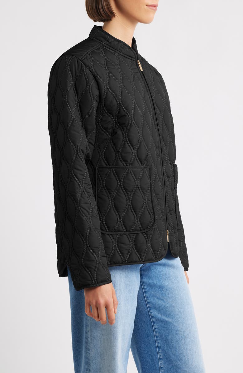 Ilse Jacobsen Aros 06 Quilted Jacket, Alternate, color, Black