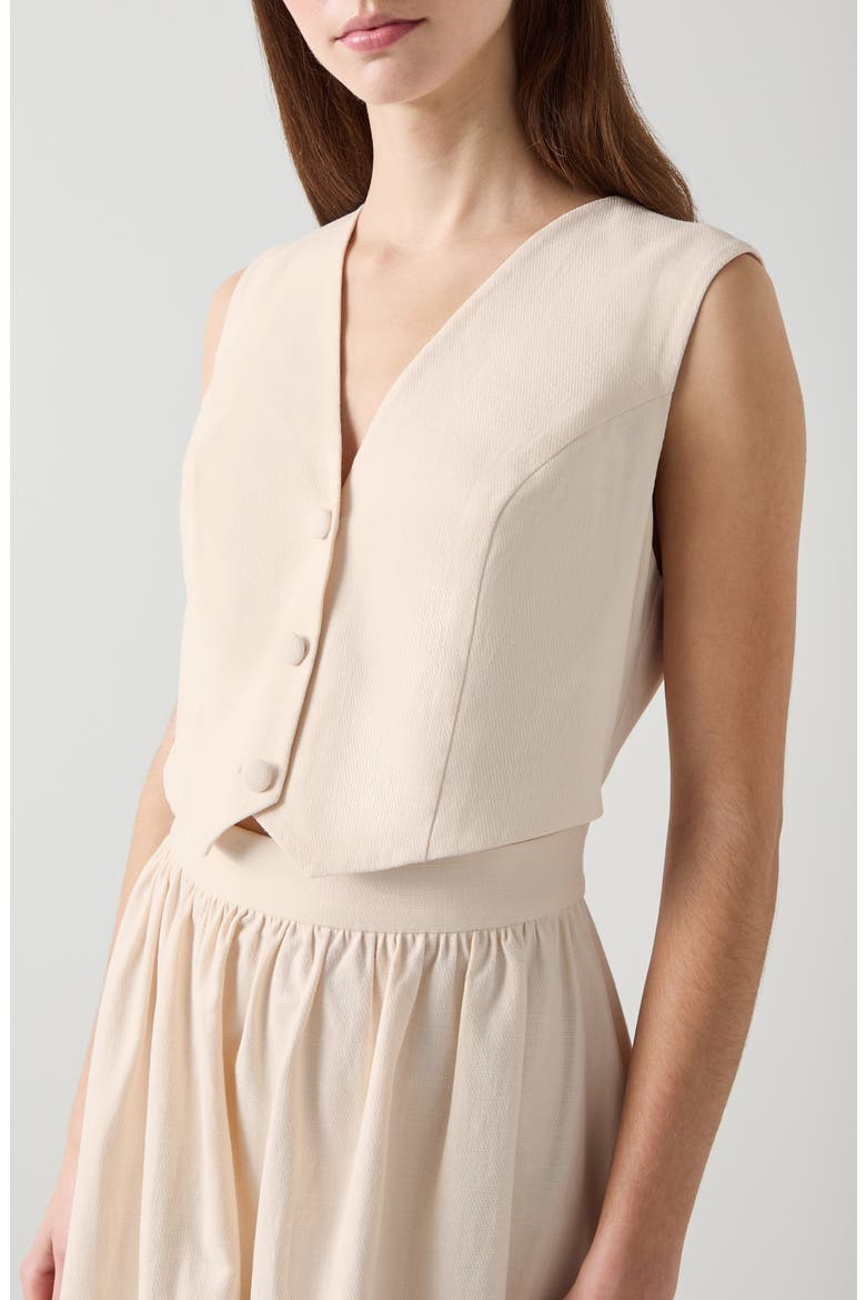 Pernille Sleeveless Maxi Dress, Alternate, color, ECRU