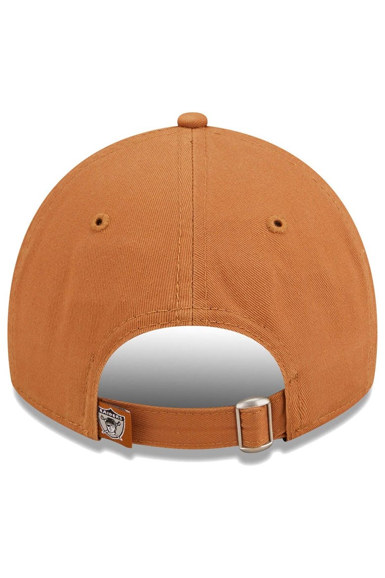 Men's New Era Brown Las Vegas Raiders Core Classic 2.0 9TWENTY Adjustable Hat, Alternate, color, Brown