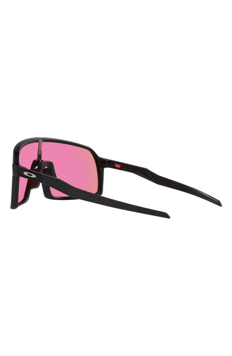 Oakley Sutro 137mm Prizm<sup>™</sup> Wrap Shield Sunglasses, Alternate, color, Matte Black