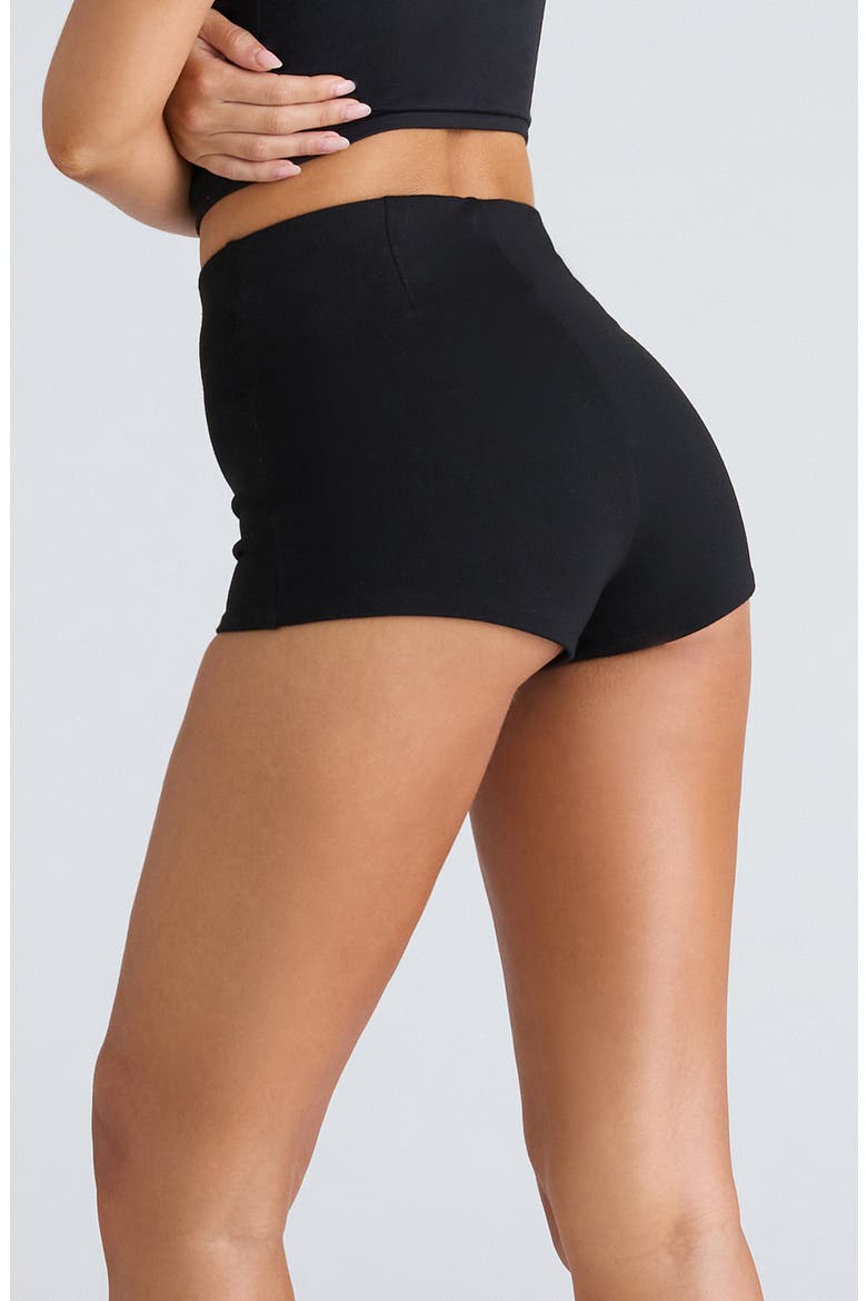 The Mini Shorts, Alternate, color, BLACK