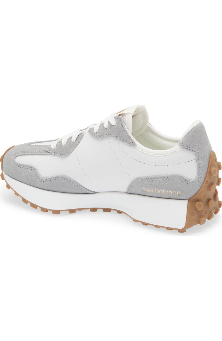 New Balance 327 Sneaker, Alternate, color, Grey Matter/ Gold Metallic