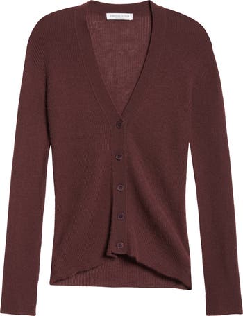 Johnstons of Elgin Rib Superfine Cashmere V-Neck Cardigan Johnstons of Elgin Rib Superfine Cashmere V-Neck Cardigan