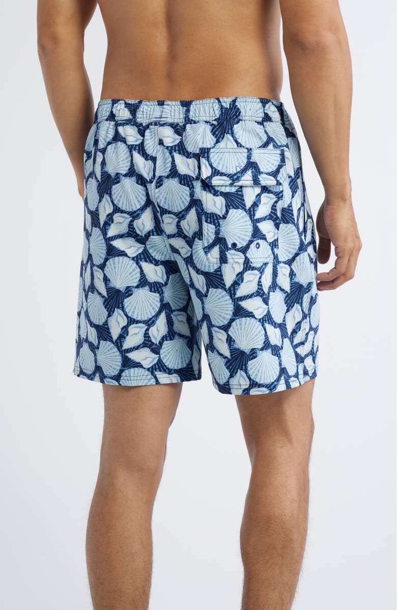 vineyard vines 7-Inch Chappy Swim Trunks, Alternate, color, Shell Toss Navy