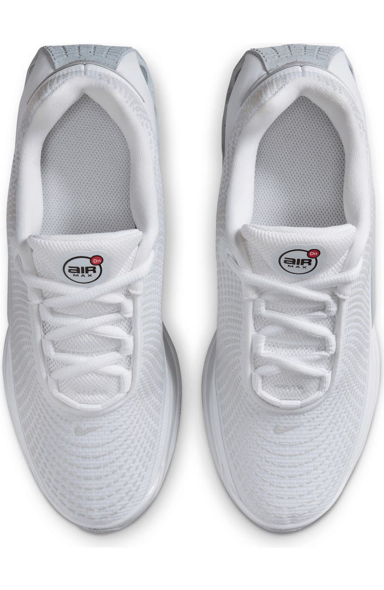 Nike Kids' Air Max DN Sneaker, Alternate, color, White/ Metallic Silver/ White