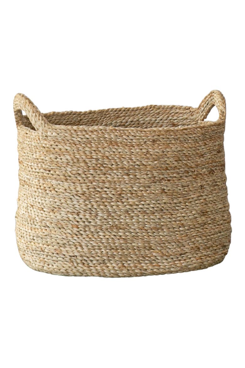 Oval Jute Basket, Main, color, NATURAL
