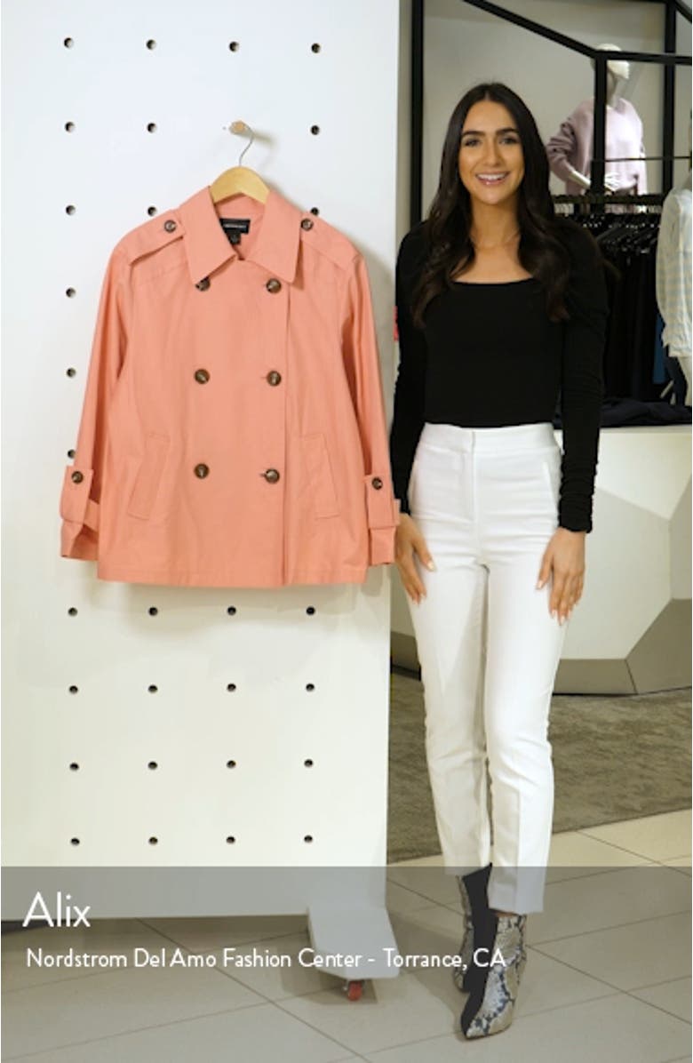 Double Breasted Crop Jacket, sales video thumbnail