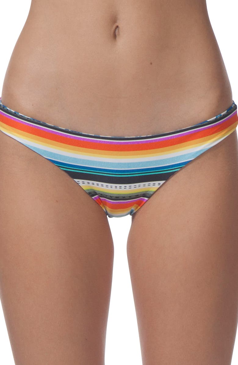 Rip Curl Beach Bazaar Reversible Hipster Bikini Bottoms, Alternate, color,