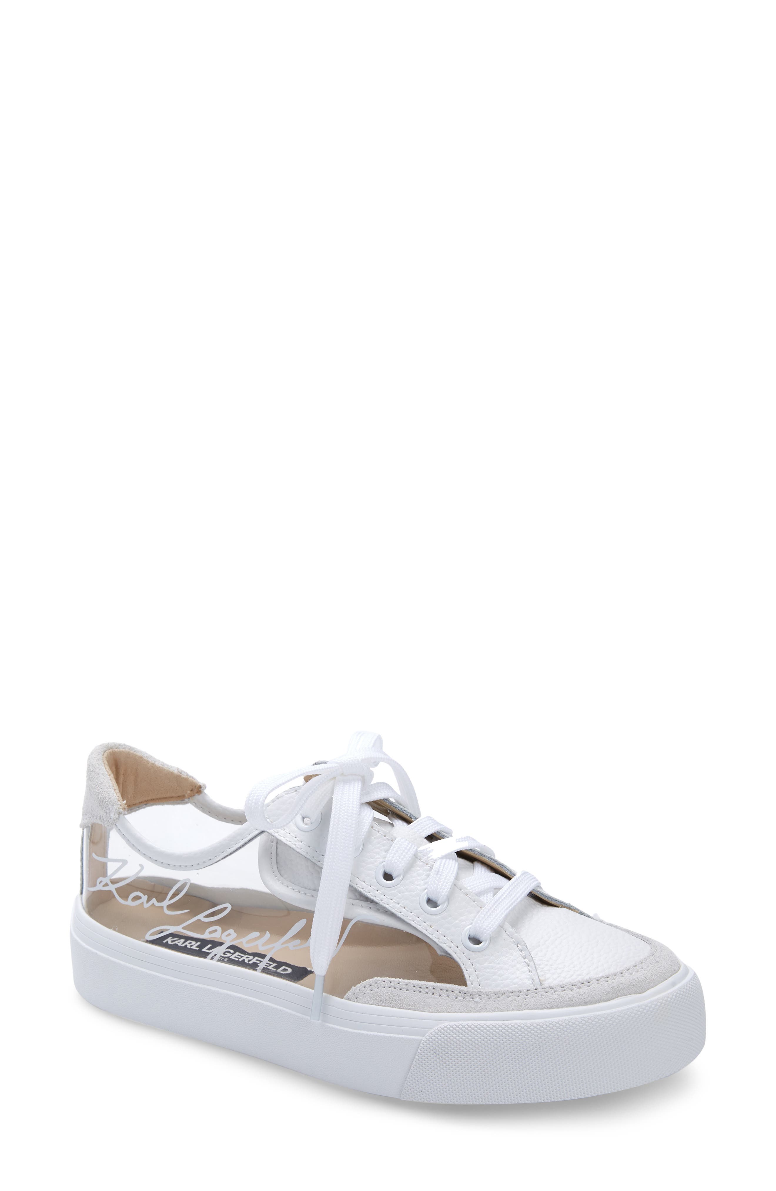 Ryley Sneaker, Main, color, CLEAR/ WHITE LEATHER