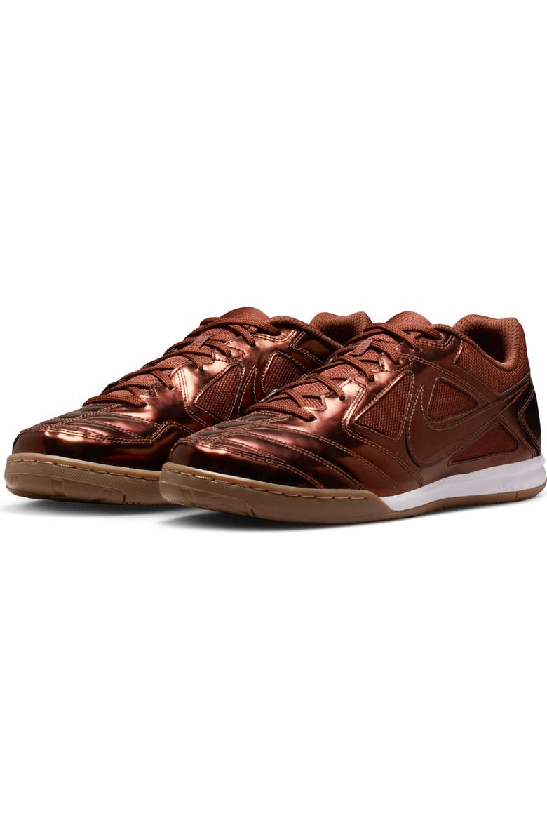 Nike Gato LV8 Soccer Sneaker, Main, color, Fauna Brown/ White