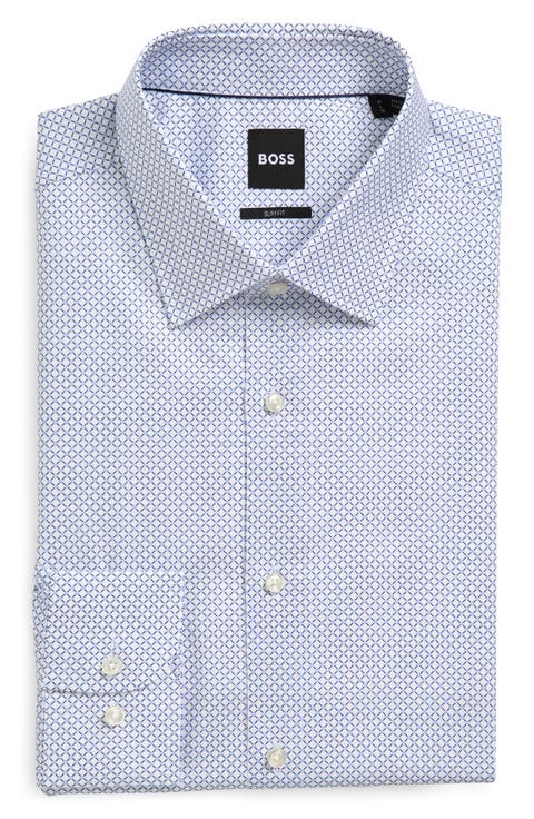 Hank Kent Slim Fit Dress Shirt (Regular & Big)